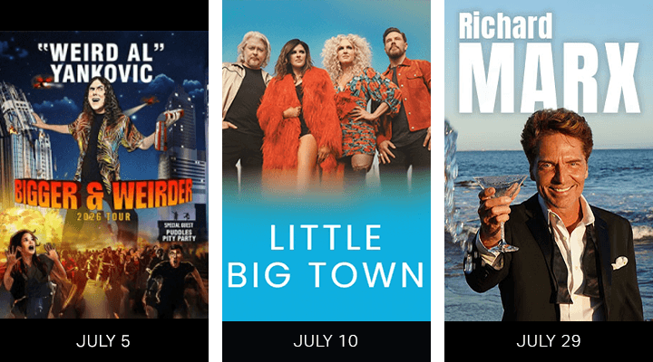 Weird Al Yankovic, Little Big Town & Richard Marx at OLG Stage Fallsview Casino
