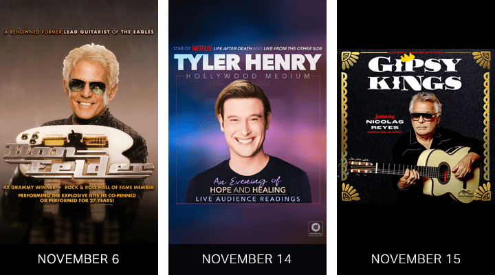 Don Felder, Tyler Henry & Gipsy Kings featuring Nicolas Reyes at OLG Stage Fallsview Casino