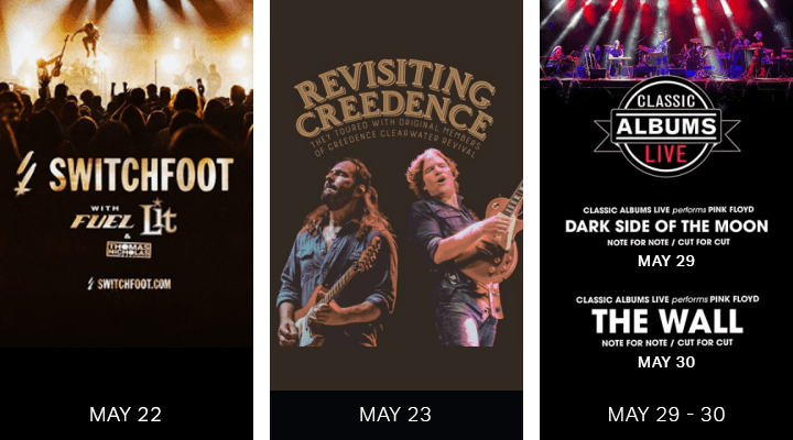 Switchfoot with Fuel and Lit, Revisiting Creedence & Classic Albums Live at OLG Stage Fallsview Casino