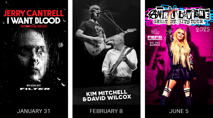 Jerry Cantrell, Kim Mitchell & David Wilcox, Avril Lavigne at Fallsview Casino