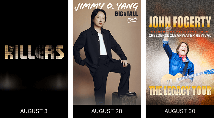The Killers, Jimmy O. Yang & John Fogerty at Fallsview Casino