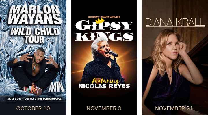 Marlon Wayans, Gipsy Kings & Diana Krall at Fallsview Casino