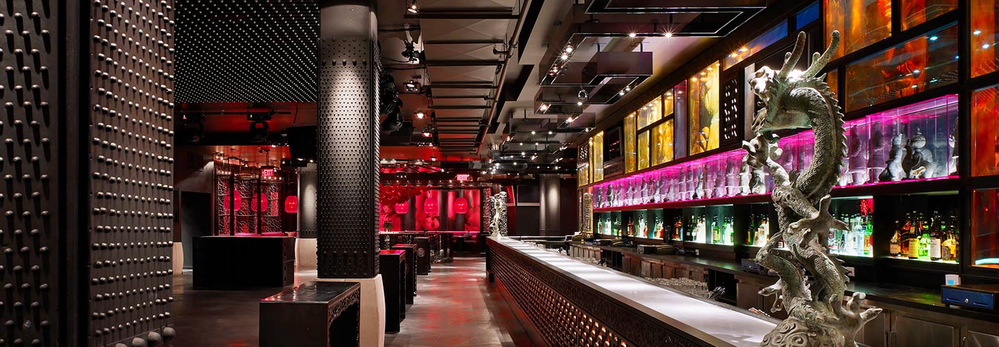 Dragonfly Nightclub Bar and Lounge Area