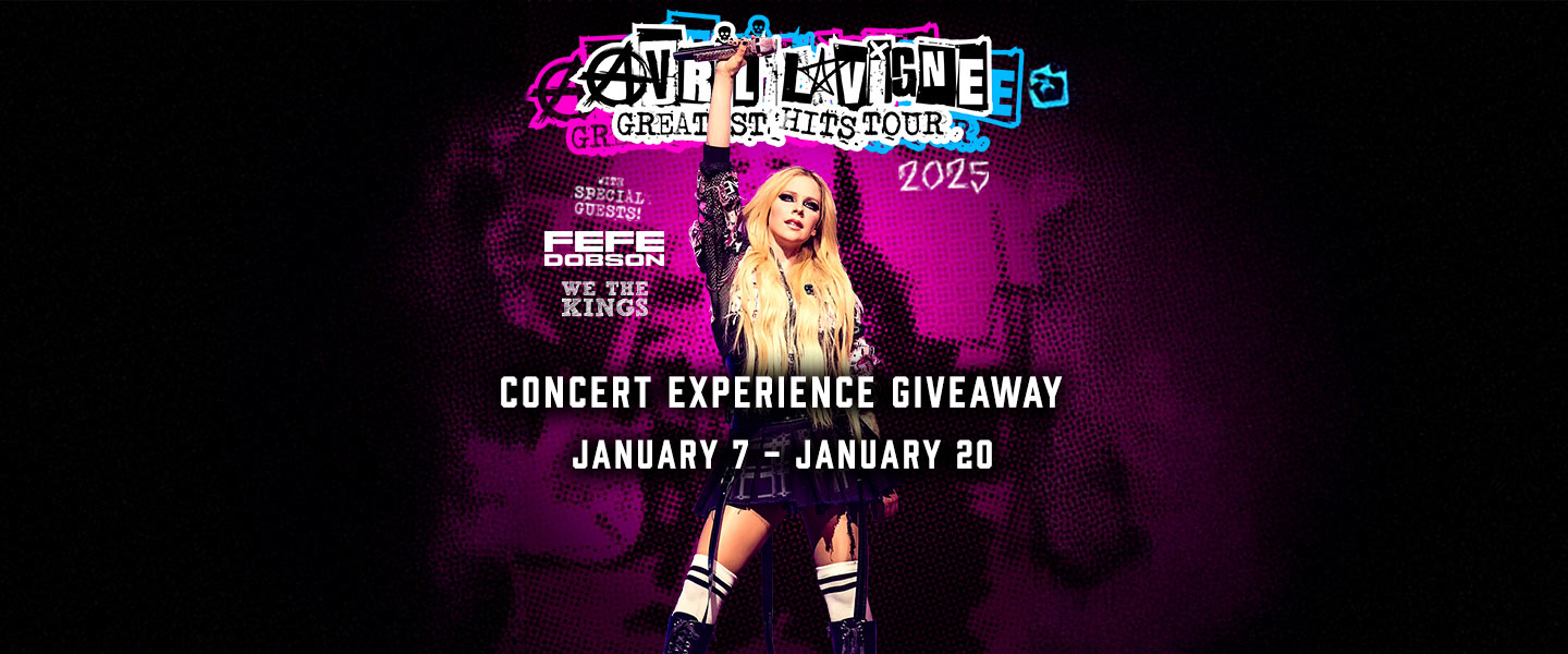 Avril Lavigne Concert Experience Giveaway