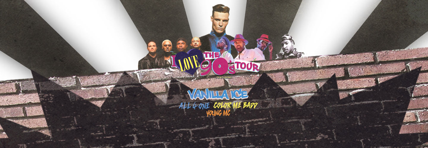 I Love the 90's Tour featuring Vanilla Ice, All-4-One, Color Me Badd, Young MC