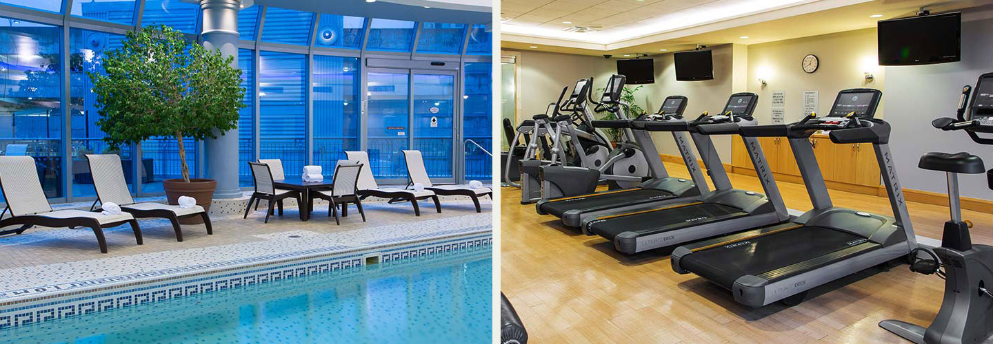 Fitness Equipment and Pool at the Fitness Centre