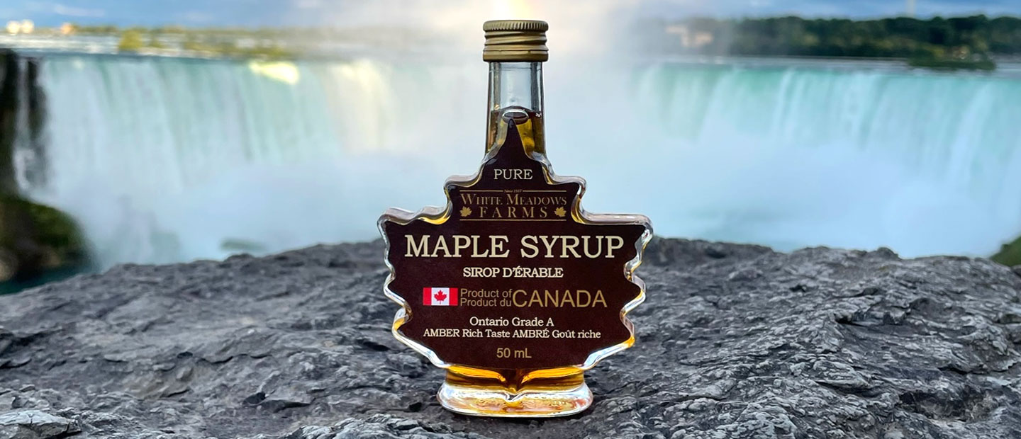 Maple Leaf Shaped Syrup Bottles