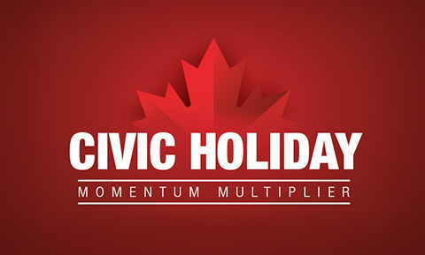 Civic Holiday Multiplier