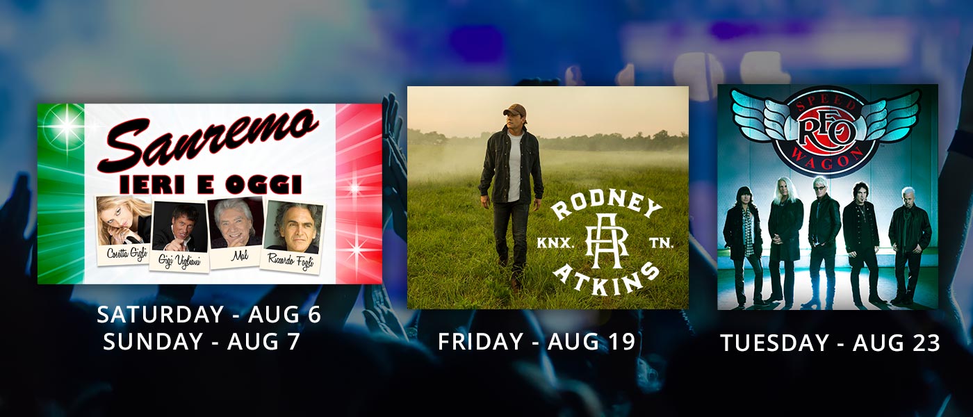 Upcoming August entertainment
